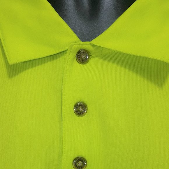 Pebble Beach Neon Green Golf Polo 